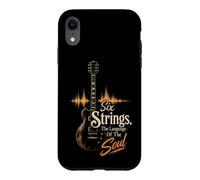 Guitar Six Strings The Language Of The Soul Music Gift Case for iPhone XR