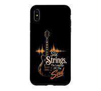 Guitar Six Strings The Language Of The Soul Music Gift Case for iPhone XS Max