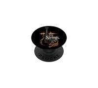 Guitar Six Strings The Language Of The Soul Music Gift PopSockets Adhesive PopGrip