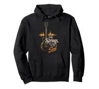 Guitar Six Strings The Language Of The Soul Music Gift Pullover Hoodie