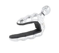 Guitar, Skull Fine Form Classic Civil Servant Fairly Cool Metal Universal for Guitarists (Silver)