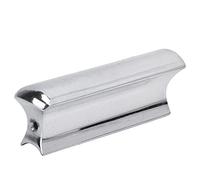 Guitar Slide Bar Stick Picks, Stainless Steel Antirust Instrument Accessories with Larger Radius for Comfortable Extension and Vibrato (Silver)