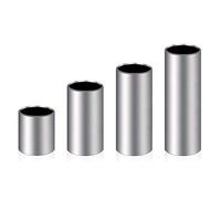 Guitar Slide Set 4Pcs Stainless Steel Slide, Metal Slide, Professional Guitar Slide for Guitar Bass and Other Instruments (4 Sizes)