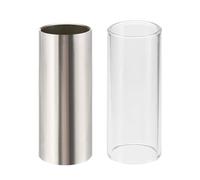Guitar Slide, Stainless Steel Bass Slide Cylinder Tube Tone Accessory Replacement for Bass, Ukulele Guitar Slide