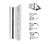 Guitar Slide Tone Bar Solid Stainless Steel Sliding Bar with Thumb and Finger Picks for Hawaiian Electric Guitars and Lap Steel Guitars