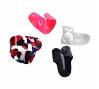 Guitar Slides Finger Picks Set, Glass and Stainless Steel Slides with Protective Picks for Guitar, Banjo, Ukulele String Instruments