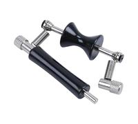 Guitar Sliding Capo, Adjustable Rolling Capo Clip for Electric Acoustic Guitar, Ukulele, Banjo, Mandolin, Black Silver Metal, 3.94 inch