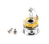 Guitar Sockets Jack Plate Holder with Screws for Electrical Accessories Musical Instruments Parts Output Round Electric Socket