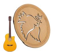 Guitar Sound Hole Block, Feedback Buster for Acoustic Guitar | Decorative Lightweight Guitar Parts - Guitar Tools to Reduce Feedback and Noise. Sound Hole Cover for Christmas