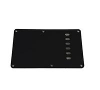 Guitar Soundhole Cover 1PC 6-Hole Electric Guitar Cavity Cover Backplate Parts Closed Style Lightweight Portable Music Elements Accessories(Black)