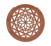 Guitar Soundhole Cover - Lightweight Feedback Reducer and Decorative Acoustic Accessories, Soft Silicone Soundhole Protector for 4 Inch Guitars (100mm), Musical Gift for Christmas and Sh