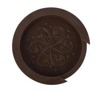 Guitar Soundhole Cover Silicone Acoustic Guitar Soundhole Cover Weak Sound Buffer Plug Accessory(Brown)