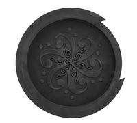 Guitar Soundhole Cover Silicone Portable Soft Sound Hole Cover Acoustic Guitars Decorative Black (Black),General guitar accessories