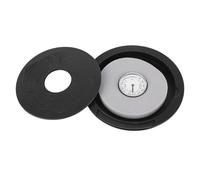 Guitar Soundhole Humidifier with Hygrometer, Acoustic Guitar Humidity Gauge, ABS Material Sound Hole Humidifier for Folk Classical Guitars, Compact Portable Design with Easy to Use (Black)