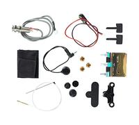 Guitar Soundhole Pickup Kit High Sensitivity Piezo Ceramic Sensor Professional Digital Audio Processing Tool for Guitar Ukulele Violin Performance Metal Plastic 16 Accessories