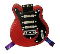 Guitar Spear Bag - Guitar Style Bag, Portable Zipper Bag | Lightweight Modern Travel Day Pack, Stylish Large Capacity Fashion Backpack for Shopping Office, red, Consulte la descripción, See