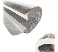 Guitar Stand Foam Tubing,Length 95cm,Double-Layer Aluminum Foil Pipe Insulation Tubing,ID 22mm-219mm,Thick 15/20mm,for Indoor and Outdoor Pipe Winter Protection(27mm ID x 15mm Thick x 0.95m)