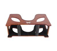 Guitar Stand Hollow Out Guitar Rack Barrels Shape Standing Musical Instrument Holder With Smooth Side For Ukulele Violin