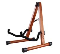 Guitar Stand,Solid wood Mahogany Acoustic Guitar Stands,Classical Electric Guitar Stand,A-Frame Folding Guitar Display Stand,Guitar Accessories,Compatible with Cello,Mandolin,Bass,Banjo,Ukulele