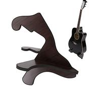 Guitar Stand, Wooden Guitars Bracket, Stable Portable X Frame Style Removable Guitar Holder Guitar Stand Floor for String Instrument Support (Black)