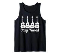 Guitar Stay Tuned Vintage Musician Funny Guitarist Gift Tank Top