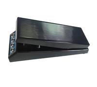 Guitar Stereo Volume Pedal Black Classic Guitar Effect Pedal Dual Input & Output, Knob Control