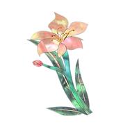 Guitar Stickers - 5g Rose Magnolia Bird Headstock Inlay Sticker for Acoustic and Electric Guitars, Removable Flower Guitars Head Stickers, Professional PVC Instrument Decoration