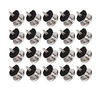 guitar strap button 20Pcs Guitar Strap Button End Peg Metal Instrument Accessory Set Kit for Bass Ukulele strap locks