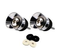 Guitar Strap Buttons - Metal Security Quick Release Guitar Strap Locks, End Pins Flat Head Strap Locks Strong End Pins For Acoustic Electric Classical Guitar, Bass Ukulele