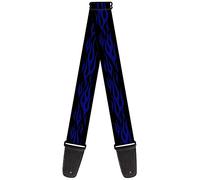 Guitar Strap Flame Blue 2 Inches Wide (GS-W20601)