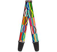 Guitar Strap Geometric10 Multi Color 2 Inches Wide