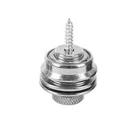 Guitar Strap Lock Button Metal End Pins With Mounting Screws For Acoustic Classical Electric Guitar Basses Ukulele
