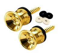 Guitar Strap Lock Buttons,Guitar Metal Strap Buttons - Quick Release Strap Locks 2pcs Guitar End Pins Guitar Strap Button Strap Blocks