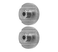 Guitar Strap Lock Easy Installation Standard Design 2pcs Nice Decoration Firm Fix Bass Strap Button For Replacement (Silver)