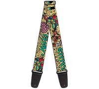 Guitar Strap Love Kills Tan 2 Inches Wide