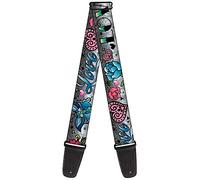 Guitar Strap Love Love Gray 2 Inches Wide