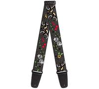 Guitar Strap Lucky Close Up Gray 2 Inches Wide