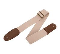 Guitar Strap, Retro Style Widened Shoulder Belt Cotton Flannel Strap Adjustable Musical Instrument Accessories for Acoustic Electric Guitar(khaki)