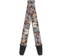 Guitar Strap Tasmanian Devil Expressions Gray Swirl 2 Inches Wide