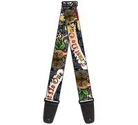 Guitar Strap Trust No One Gray 2 Inches Wide