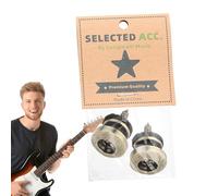 Guitar Straps Strap Locks | Multifunctional Guitar Strap Button Lock Retainer System - 2PCS Blocks for Security and Protection of