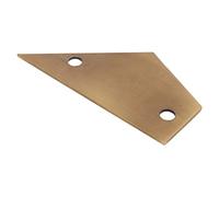 Guitar String Action Gauge Guitar Fret Rocker Fret Leveling Guide, Bronze Rustproof Metal Guitar Fret Rocker Guitar String Gauge for String Height Inspection Cleaning & Care