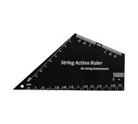 Guitar String Action Gauge - Precision Measurement Tool with Durable PVC Material for Guitar Setup, Maintenance - Professional & Hobbyist Musicians with Easy-Read