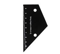 Guitar String Action Gauge - Precision Stainless Steel,Bass String Height Gauge Luthier Tools - for Repair Maintenance Fret Leveling Adjustment Acoustic Electric Bass