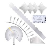 Guitar String Action Gauge Ruler Measuring Tool Guitars Bass Double Sided Guide Luthier Measuring Tool for Bass String Spacing Gauge