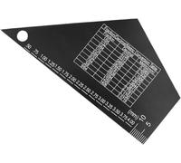 Guitar String Action Gauge Ruler with Fret Leveling Guide - High Precision String Height Tool for Electric Acoustic Bass