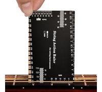 Guitar String Action Gauge | String Height Gauge Stainless Steel - Precision Action Ruler Multi-Functional Quick Measurement for Banjo Mandolin Stringed Instruments