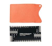 Guitar String Action Ruler Storage Case Measurement Ruler For Luthiers Music Teachers Enhancing Comfort Metal Height Tool