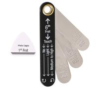 Guitar String Action Ruler String Measurement Ruler for Luthiers Music Teachers and Students to Enhancing Comfort Neck Relief Measurement Tool