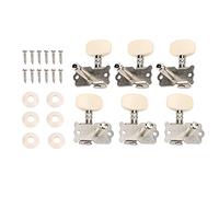 Guitar String Button, Square Head 6PCS Guitar Tuning Peg Rustproof Anticorrosion for Replacement